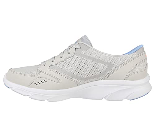Skechers Skechers Women's Relaxed Fit D'Lux Comfort - Plenty Success Sneakers, Gray, 7 M