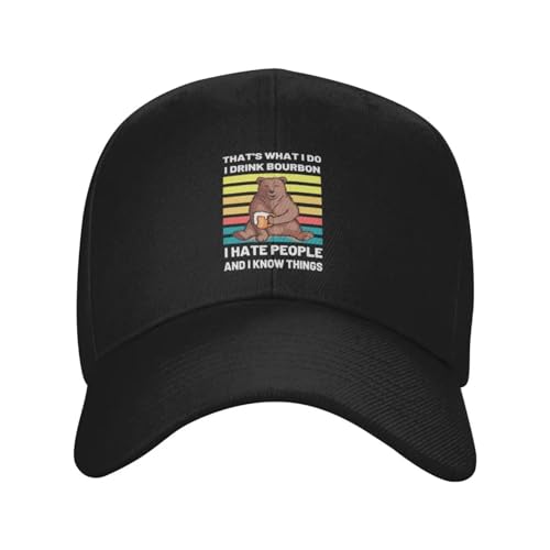 Casquette de baseball classique punk en coton ajustable pour un style streetwear décontracté