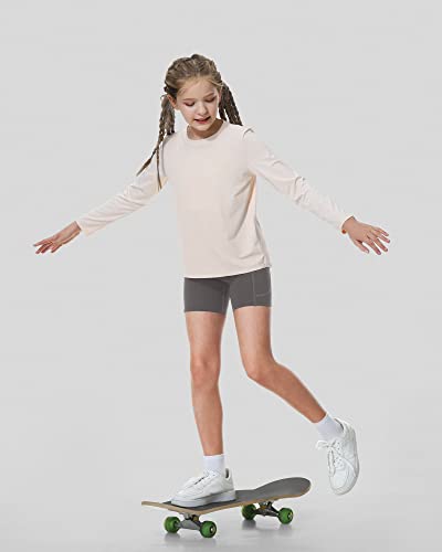 IUGA Girl's 5" Volleyball Biker Shorts Stretch Kid Cheer Shorts Dance Athletic Compression Spandex Shorts with Pockets 6