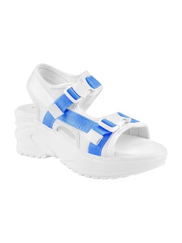 TRYME Classy Platform Heels Blue - Image 6