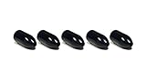 Interwebz 5 Pack 1/2 oz Tungsten Black Bullet Worm Weight for Bass Fishing Pitching and Flipping Sinker