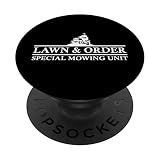 Lawn & Order (unidad de corte especial) - Cortacésped divertido PopSockets PopGrip Intercambiable