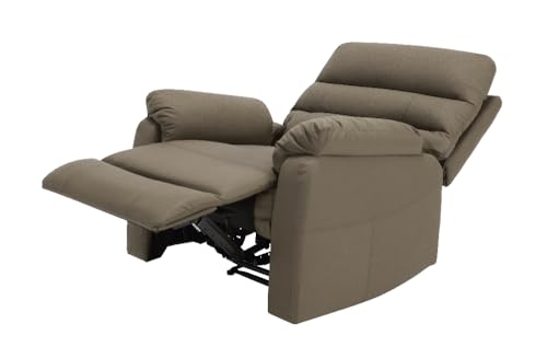 Hoclauho Relaxsofa Set 3 teilig Couchgarnitur mit Relaxfunktion Sofa Garnitur braun Polstersofa in Lederoptik für Wohnzimmer – Bild 6