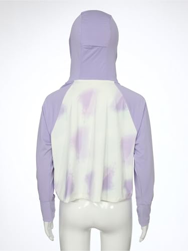 FEESHOW Kids Girls Lightweight Sun Shirts Upf Sun Protection Hoodie Sweatshirts For Outdoor Beach Sports4