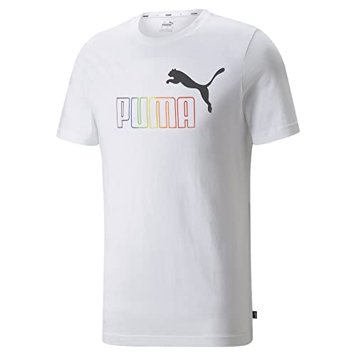 PUMA PUMA Men's Power All Over Print Tee, White, Medium