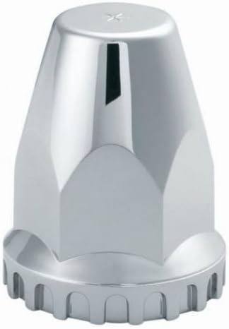 Roadmaster 111PFL-10 Chrome ABS Threaded Nut Cover with Flange (Also Fits On 217P (10 Pack) without Reflective Top)