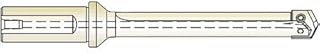 YG-1 P26203 Flanged Straight Intermediated Length Spade Drill Shank Holder, Straight Flute, 31/32