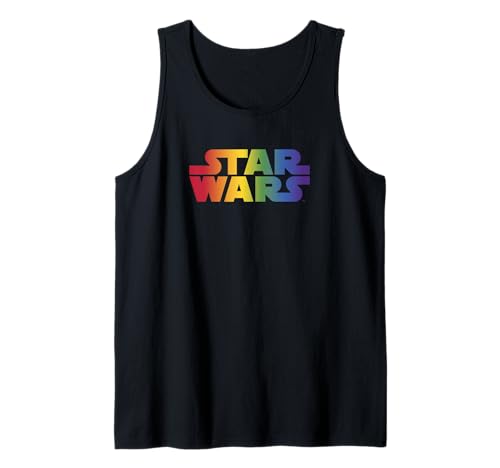 Débardeur Star Wars Rainbow Logo haut léger contre la chaleur style pop