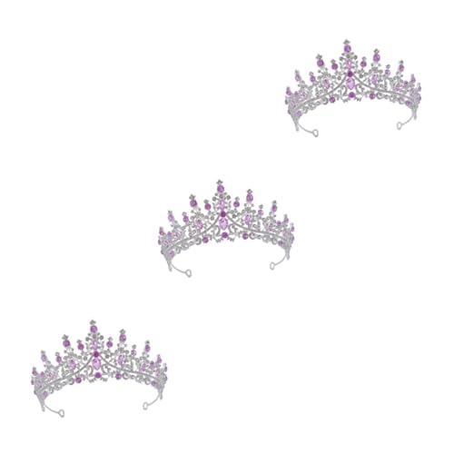 Accessoire coiffure mariage couronne cristal diadème argenté pour mariée et fille