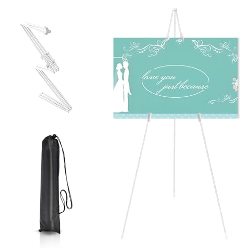 Display Easel Stand for Wedding Sign Portable Folding Adjustable Easel