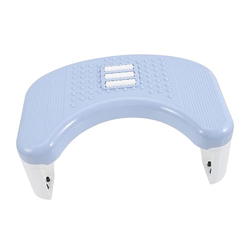COLLBATH Taburete de baño Piso escabel taburetes de baño para Adultos Asiento Orinal Elevador para el WC alzador WC reposapies de Oficina Taburete de plástico Taburete de pie el plastico