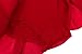 *daisysboutique* Girls Ballet Skirted Dress Ballerina Costume Ruffle Sleeve Tutu Dance Outfit Leotard (3-4T, Red)