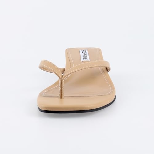 Image of STUNAHOME Kitten Heels Sandals for Women Cute Summer Square Open Toe 1.4 Inches Comfortable Thong Flip Flop Heels