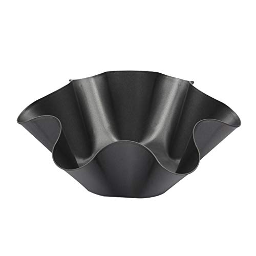 Tree2018 4pcs/Set Non Stick Taco Tortilla Pan Bowl Salad Shell Mold Home Baking Shell Bowl Baking Mold Black - Image 3
