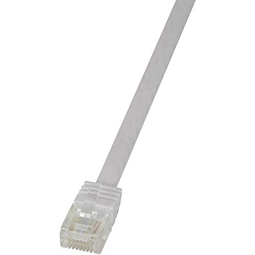 LogiLink SlimLine Câble réseau Cat6 U/UTP AWG32 15 m Blanc