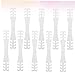 GOOHOCHY 10Pcs Mask Ear Rope Buckles Convenient Extension Accessories for Lightweight Material for Men and Women Easy to Clean and Reusable White