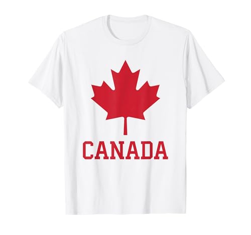 Chemise Canada pour femmes, hommes, enfants, drapeau feuille d'érable rouge, fête du Canada T-Shirt