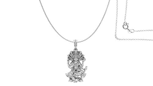 Pendentif Dieu Vishnu argent 925 fini la peau irritée avec ce médaillon pur