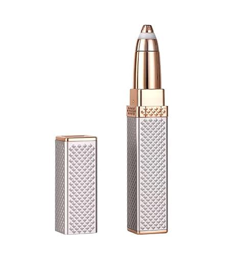 STAR SAI COLLECTION- Women's Facial Hair Remover and Eyebrow Trimmer – 2-in-1 Painless Razor with Rechargeable Battery, LED Light & Extra Heads-picture-33