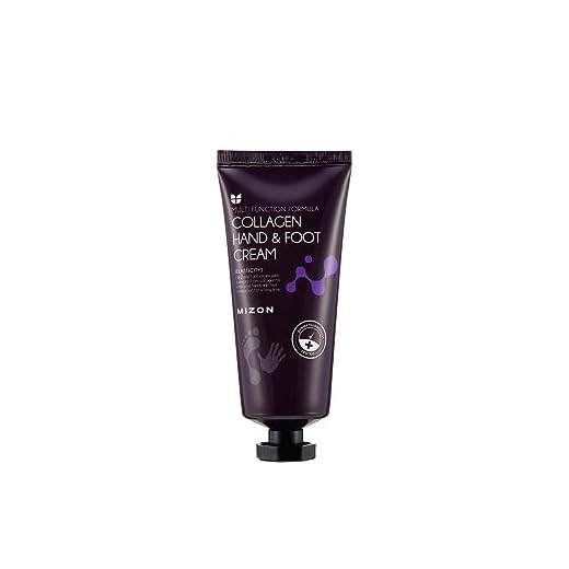 MIZON Anti Aging Collagen Repairing Hand Cream, Moisturizing Lotion Skin Porectant for Dry Hands, Heels and Elbows, for Cracked Hands and Feet, Dry Skin Relief, All Skin Types 100ml 3.38 fl oz