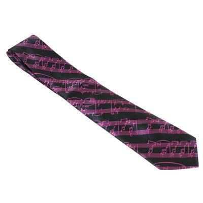 ORTOLA - Cravate Notes de musique Dl-8426 Noir - 5960-001-OR, Noir , L