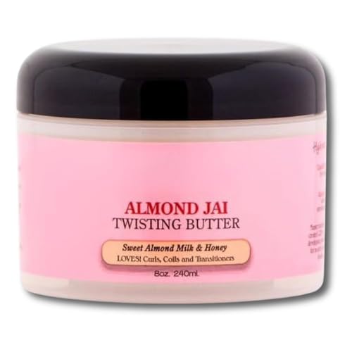 Almond Jai Twisting Butter Sweet Almond Milk & Honey for Curls Coils and Transitioners 8 oz