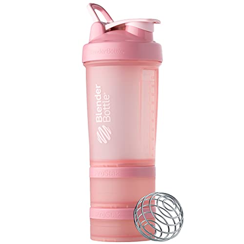 Blenderbottle shaker bottle with pill organizer and storage for p…