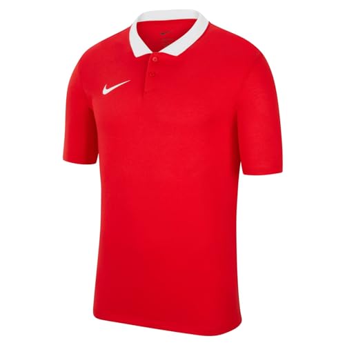 Nike M NK DF PARK20 Polo SS Mens, University Red/White/White, XL