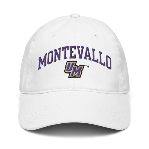 Gorra ajustable oficial Montevallo Falcons blanca miniatura 2