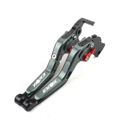 Palancas de freno CNC para Yamaha YZF-R3 2015-2019 con acabados de alta resistencia 8