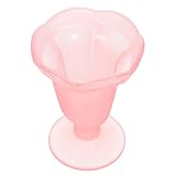 Coupe en verre pour crème glacée : surface lisse et sans impuretés, facile à nettoyer et réutilisable