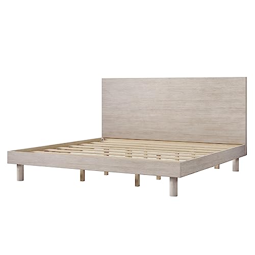 Harper & Bright Designs HZG-BS304325AAE King Bed Frame With Headboard thumb #3