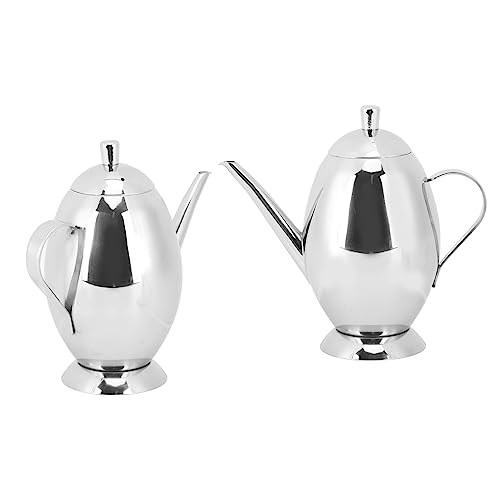 Olla de aceite de acero inoxidable 304 con acabado pulido elegante de 500ml 4