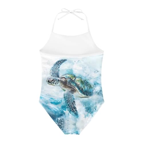 Image of ELEQIN Swimwear Swimsuit One Piece Girls Bathing Suit Animal Pattern 1-10 Years