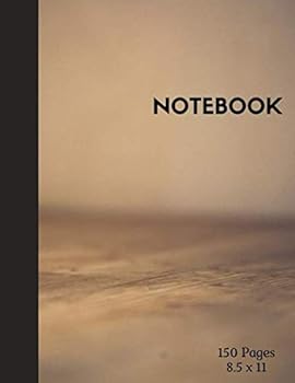 Paperback NOTEBOOK: 150 Blank Writing Pages, Plain Notebook - (8.5 x 11 inches) Large Book