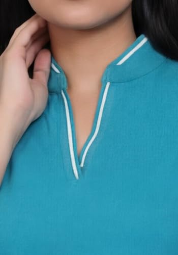 Image of Wear Your Opinion Mandarin Collar Sleeveless T Shirt for Women Top