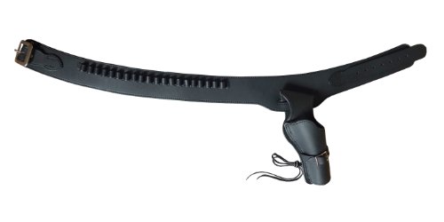 East.A ウエスタンガンベルト 牛革製 ブラック Mサイズ No.001-M BK