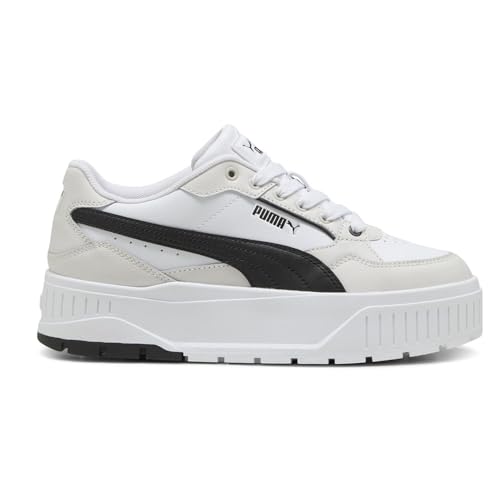 PUMA Womens Karmen Ii Idol Platform Lace Up Sneakers Shoes Casual - White