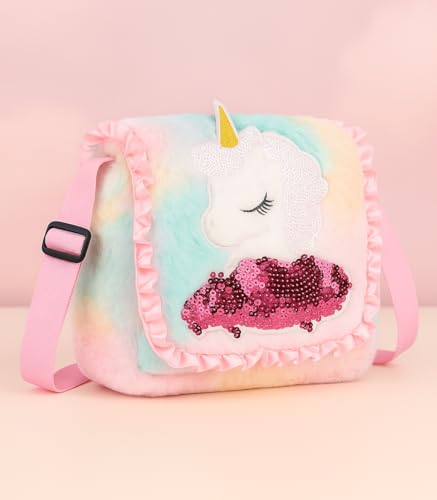 Image of Beautiful Sling Bag for Girls Kids Unicorn Bag for Girls Crossbody Bag Bags for Kids Girl