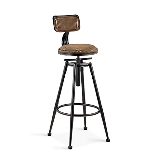 Btd Taburete de Bar Retro Americano Silla
