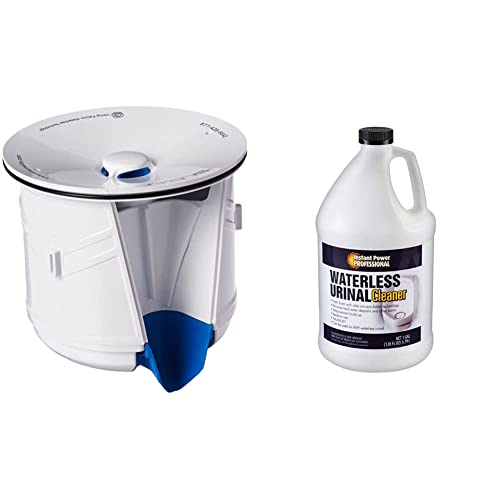 Sloan WES-150 WaterFree Urinal Cartridge + Instant Power Professional Waterless Urinal Cleaner