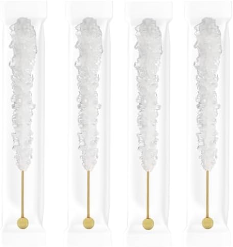 Fruidles Cherry Rock Candy Lollipops Pops Candy Suckers, Color and Flavor Assortment, Individually Wrapped (20-Pack)