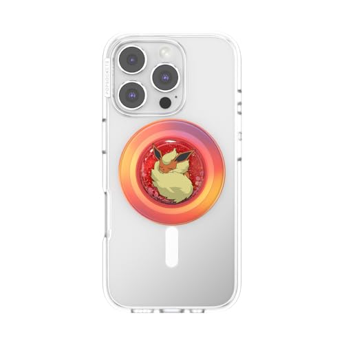 Image of PopSockets Phone Grip for MagSafe, Magnetic Holder, Phone Stand, Pokemon - Sleepy Flareon