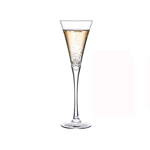 Jz Cocktail Glasses Glassware Champagne Goblet For Party Bar - Trumpet Glass Cup - A #TOP7