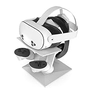 Práctico almacenamiento todo en uno: este soporte para auriculares Digicharge VR es perfecto para almacenar y mostrar tus auriculares de realidad virtual Meta Quest 3S / Quest 3 y controladores táctiles de forma segura cuando no esté en uso. También ...