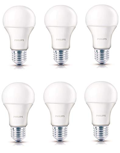 PHILIPS 14-Watts e27 LED Yellow Bulb, Pack of 6