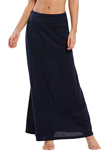 Yinggeli Women's Bohemian Print Long Maxi Skirt (XX-Large, I-Flower)