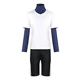 JEQHOZ Killua Cosplay Costume Hunter x Hunter Cosplay Shirt Uniform Halloween Costume 3 Piece Set