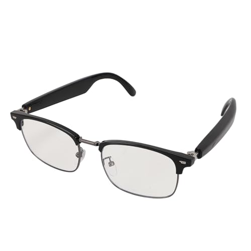 Sound Glasses, Smart Glasses PC Remote Control Magnetic Charging Touch Music Glasses with Metal Frame for Outdoor Sports, Sound Glasses facilitated, Sound Glasses Feature,