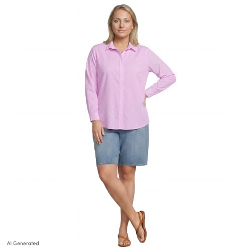 Image of Lands' End Women's Pinwale Cord Long Sleeve Shirt